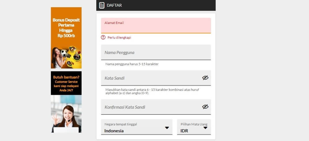 Panduan Daftar Akun 188BET Langkah demi Langkah Cara Daftar Akun 188BET — Step-by-Step sampai Siap Bermain